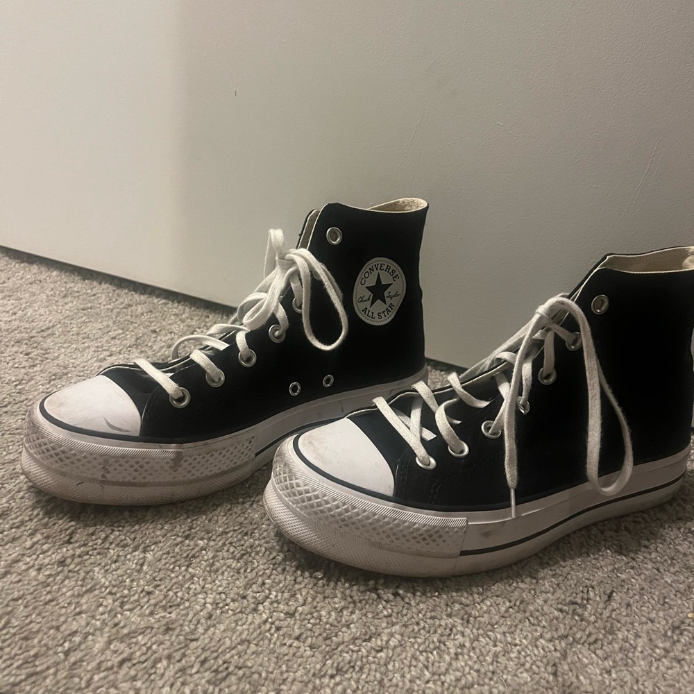 Black Platform Converse